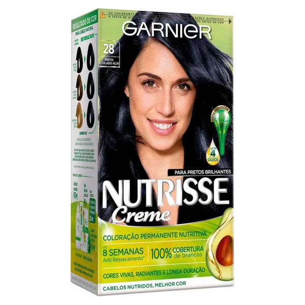 Coloracao Nutrisse 2.8 Preto Azulado Acai