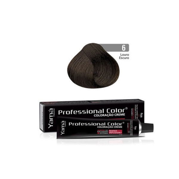 Coloracao Yama Profissional Color Nano Infusion 6.0 Louro Escuro