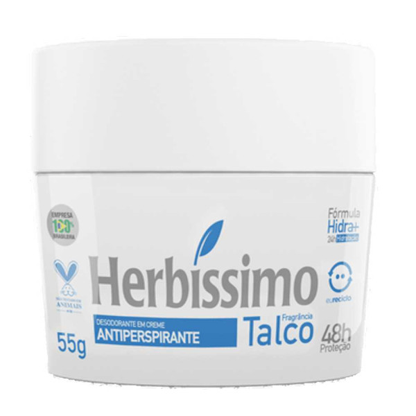Desodorante Creme Herbissimos 55G Talco