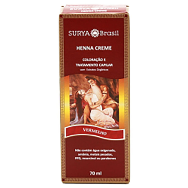 Henna Surya Creme Vermelha