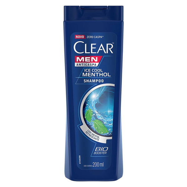 Shampoo Anticaspa Clear Men Ice Cool Menthol 200Ml