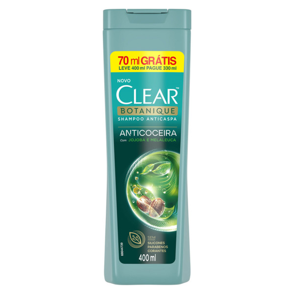 Shampoo Clear 400Ml Leve 400ml Pague 330ml Anticoceira