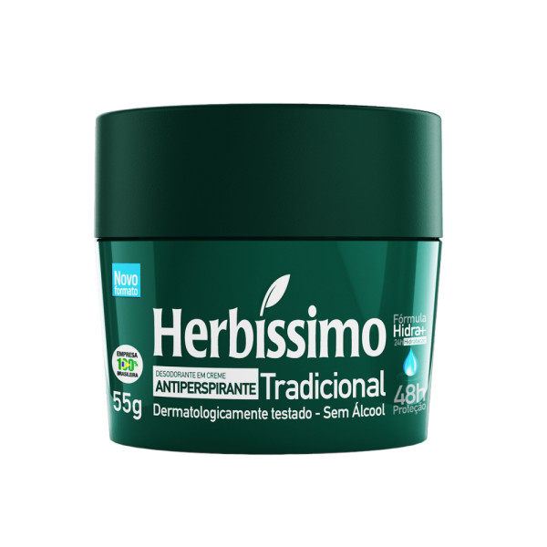 Desodorante Herbissimo Creme 55G Tradicional