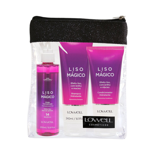KIT LOWELL SH+COND+FL LISO MAGICO NE