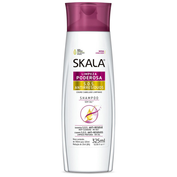 Shampoo Skala 325Ml S.O.S Antirresiduos