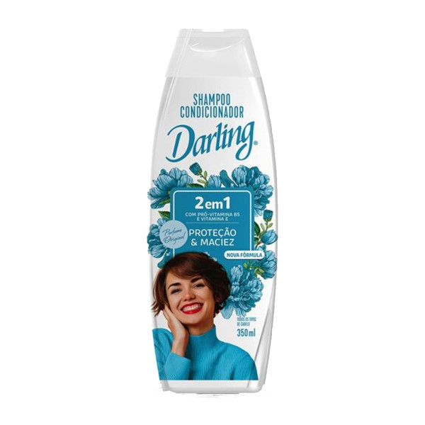 Shampoo Darling 350Ml 2X1 Todos Os Tipos Cabelos