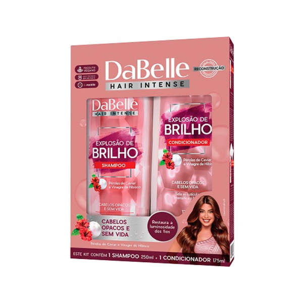 Kit Shampoo+Condicionador Dabelle 425Ml Explbrilho