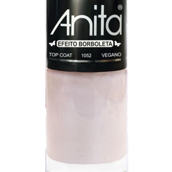 Esmalte Anita 10Ml Tratamento Top Coat Efeito Borboleta
