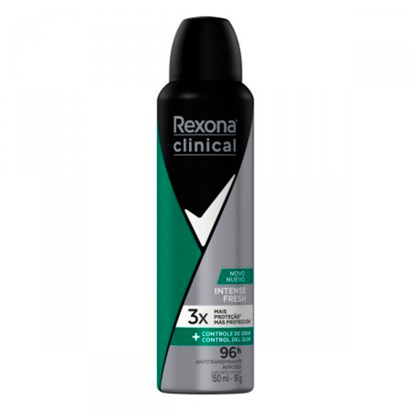 Desodarente Rexona 150Ml Aero Clinical Intense Fresh