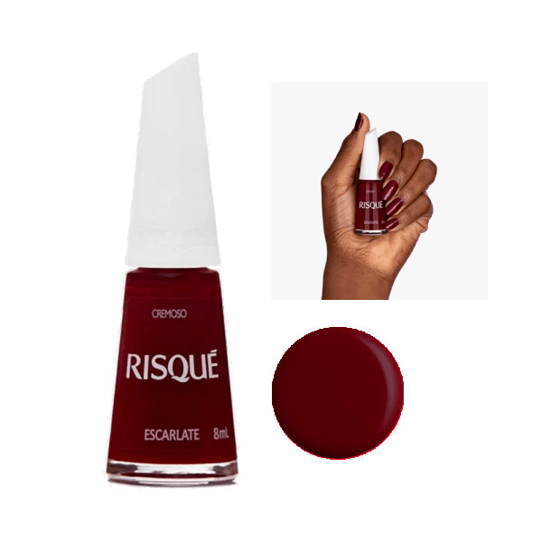Esmalte Risqué Cremoso Escarlate